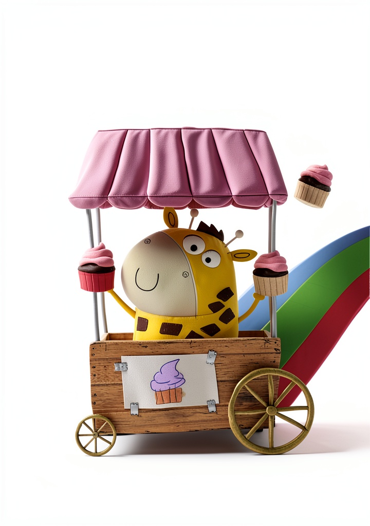 Installing Ted and Friends: Children's Career Books for 3-7 Years on a wooden desk